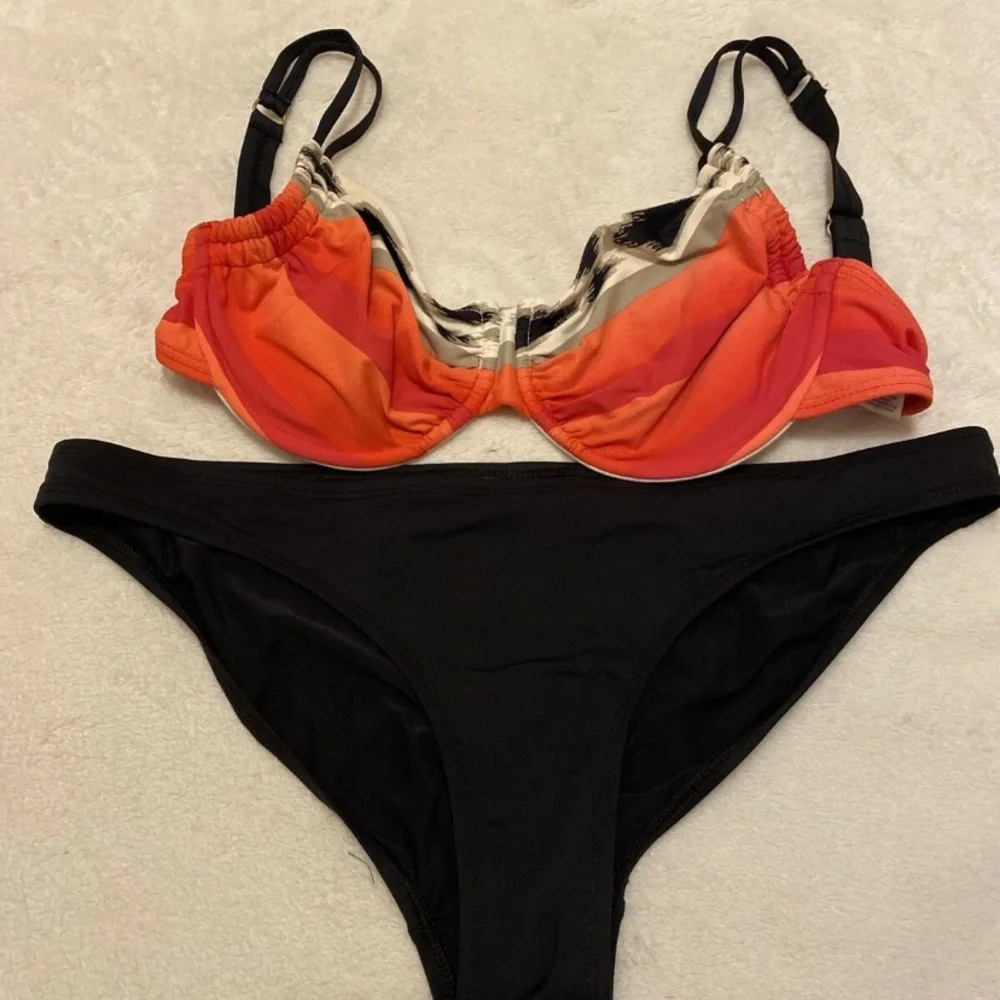 Coco Reef Coral and Black Bikini